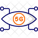 Cyberpunk Eye Vision Computer Icon