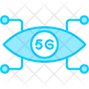 Cyberpunk Eye Vision Computer Icon