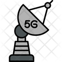 5 G Satellite Dish Icon