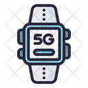 5 G Watch Smart Watch Smart Clock Icon