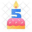 Cake Years 5 Icon