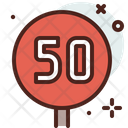 50 Km  Icon