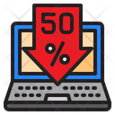 50 Percent Sale Icon