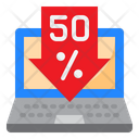 50 Percent Sale Icon