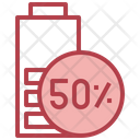 50 Percentage Charge Icon