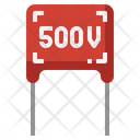 500 V Capacitor 500 V Capacitor Icon