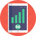 5 G 4 G Communication Icon