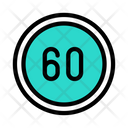 60 Speed Speed Board Speed Icon