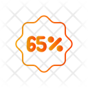 65 Percent  Icon