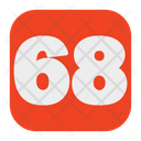 68 Number Icon