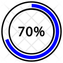70 percent Icon