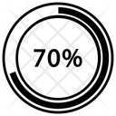 70 percent Icon