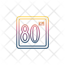 80km  Icon