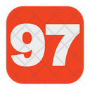 97 Number Icon