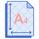 A 4 Paper Icon