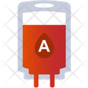 A Group Blood Blood Bag Blood Donation Icon
