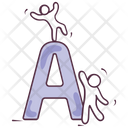 A English Letter English Alphabet Icon