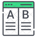 Ab Testing Usability Testing Comparing Method Icon
