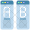 Ab Testing Alpha Testing Beta Testing Icon
