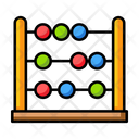 Abacus Counting Education Icon