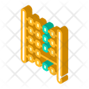 Abacus Counter Isometric Icon