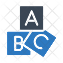 Abc Blocks Education Icon