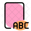 Abc File Icon