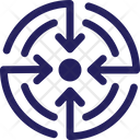 Abstract Goals Organization Icon