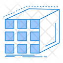 Abstract Aggregation Cube Icon