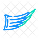 Abstract Wing Wing Bird Feather Icon