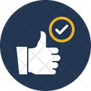 Acceptance Approved Hand Gesture Icon
