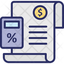 Accounting Bookkeeping Budget Calculation Icon