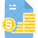 Money Accounts File Accounting Icon