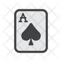 Ace of spades card  Icon