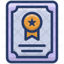 Achievement Certificate Icon