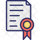 Achievement Certificate  Icon