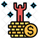 Achieving Winner Success Icon