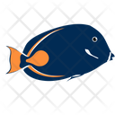 Achiles Tang Fish Sea Creature Animal Icon