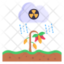 Toxic Rain Acid Rain Chemical Rain Icon