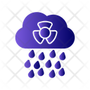 Acid Rain Rain Hydrogen Icon