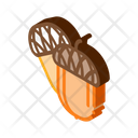 Acorn Nut Food Icon