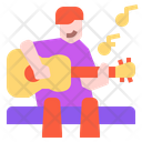 Play Acoustic Guitar Musical Icon