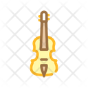 Acoustic Violin Color Icon