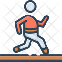 Active Running Exercise Icon