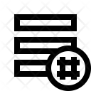 Activity Feed Hashtag Icon