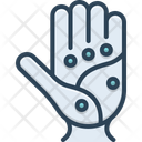 Point Spot Palm Icon