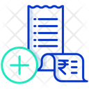 Add Bill Receipt Icon