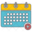 Add Event Schedule Calendar Icon