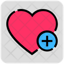 Valentine Day Add Heart Icon