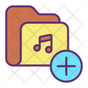 Ifolder Add Add Musicc Folder New Music Folder Icon